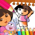 Dora the Explorer: The Coloring Book