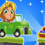 Princess Rapunzel Car Racing Adventure