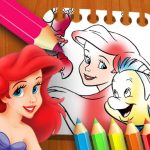 The Little Mermaid Coloring Book